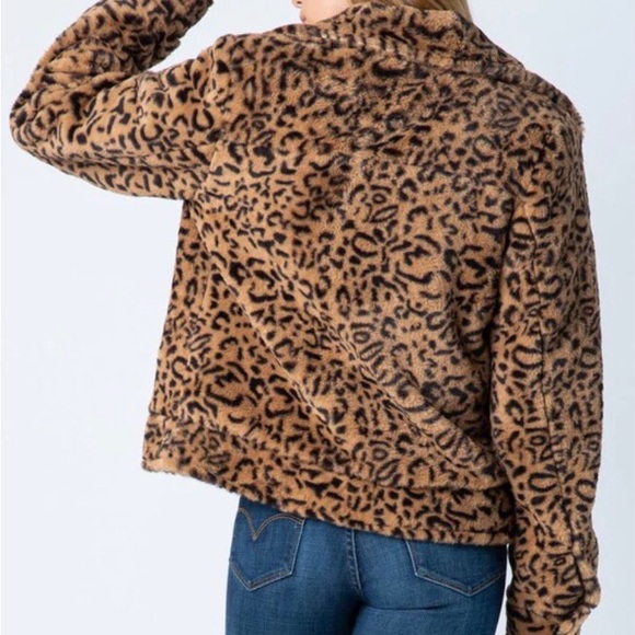 Baevely Welcome to the Jungle Faux Fur Animal Print Coat size SMALL - Picture 3 of 8